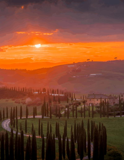 Clif hunt tuscany sunriser